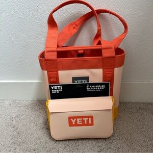 Yeti Camino 20 and Sidekick 3L In Peach/Beekeeper. Limited Edition